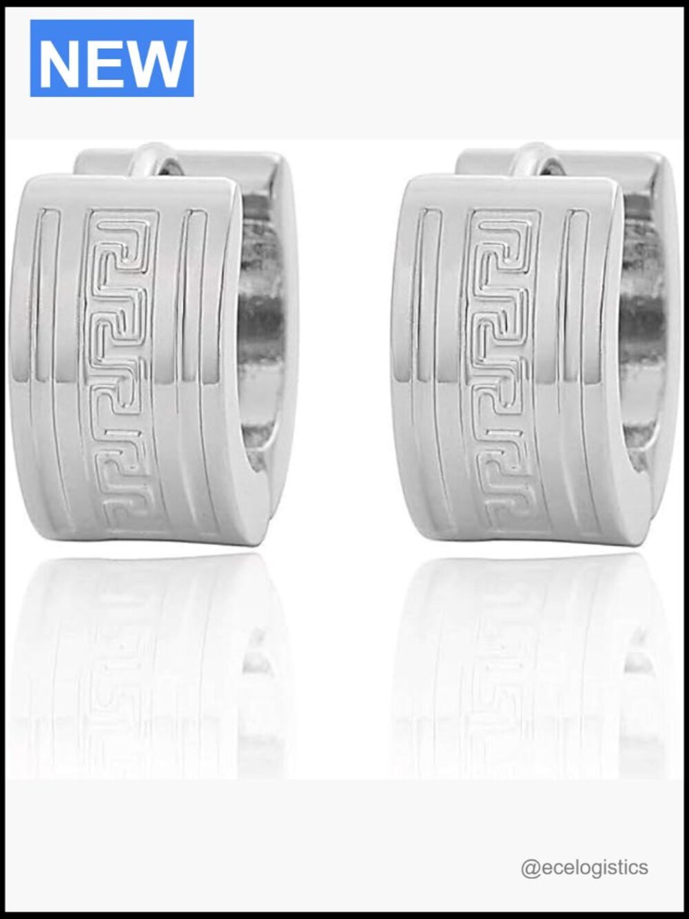 13mm 316L Surgical Steel Huggie Hoop Earrings Hypoallergenic
